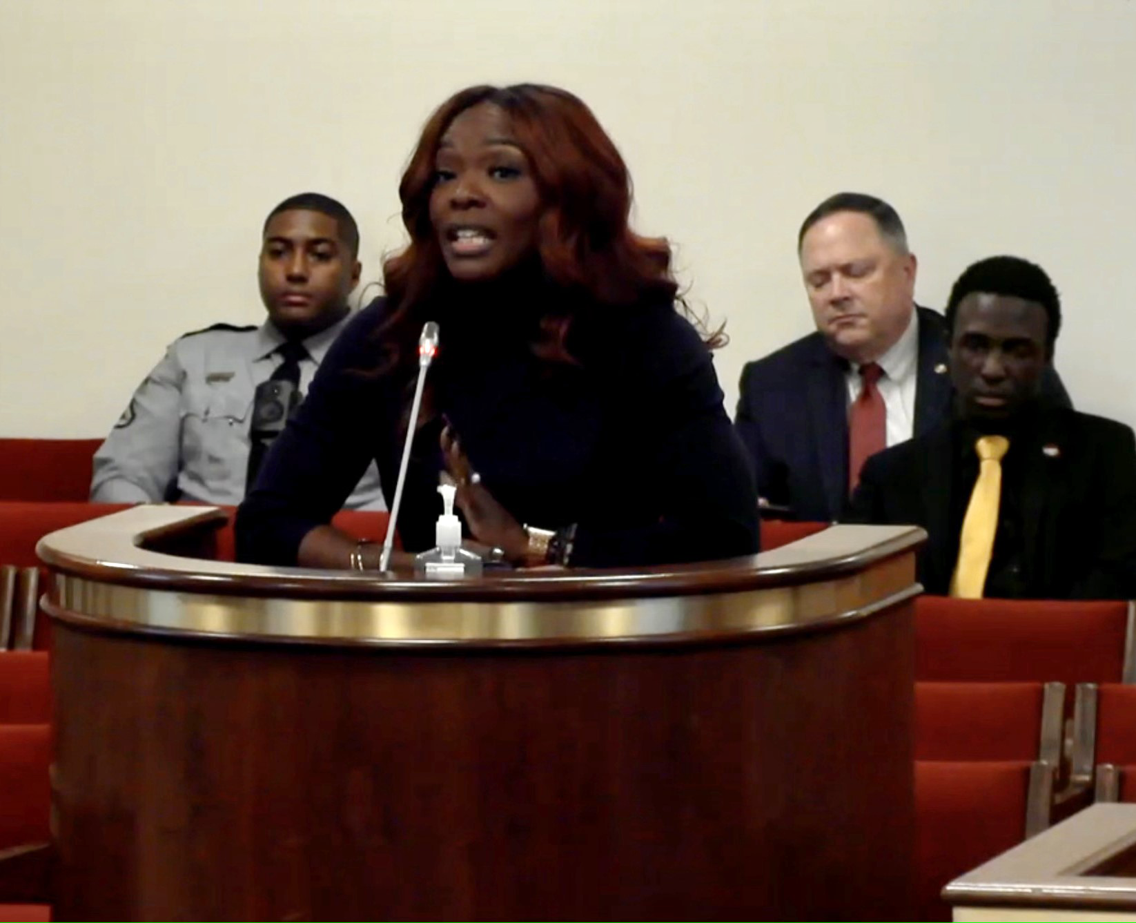 SCAC Staff Attorney Leslie M. Simpson testifies during a House Judiciary subcommittee hearing on H. 4234, updates to the S.C.</body></html>